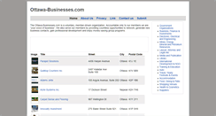 Desktop Screenshot of ottawa-businesses.com